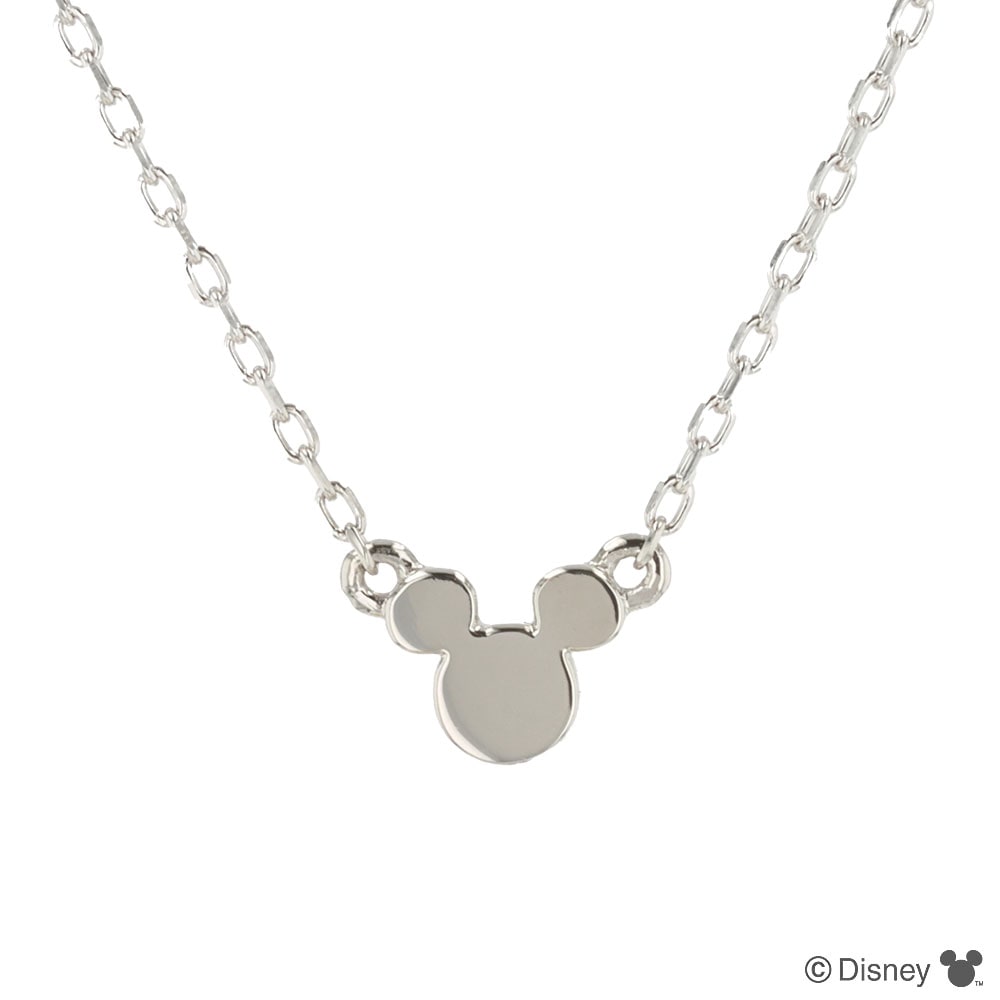 ディズニー] WEB限定品 ペンダント ネックレス ミッキー プラチナ